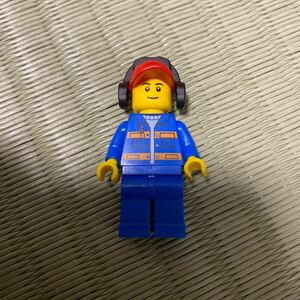 Lego City mini figure work member 