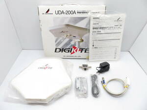 DXアンテナ UDA-200A DIGIKITE デジカイト 増幅器内蔵指向性アンテナ（ch.13〜62） 水平・垂直共用 入出力75Ω 地上デジタル放送対応
