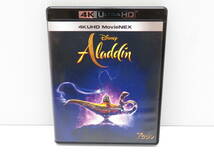 ディズニー アラジン Disney Aladdin 4K ULTRA HD+MovieNEX ブルーレイ Blu-ray 2枚組 送料185円_画像1