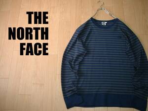 THE NORTH FACEダクロンQDボーダーロンTシャツ長袖XL正規NT35933ノースフェイスTEK TEEロングスリーブ吸汗速乾カットソー