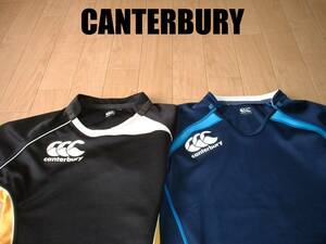 即戦力2着セットCANTERBURYラガーシャツS半袖ラグビージャージ正規カンタベリーNEW ZEALANDプラクティスRUGBYドライフィット