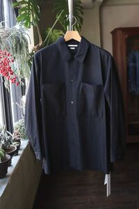 blurhms 24SS Chambray Gusset PKT Shirt サイズ2 長袖シャツ 