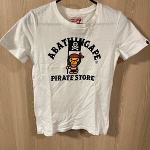 ◆オススメ◆A BATHING APE PIRATEプリント Tシャツ サイズXS