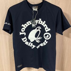 ◆新品未使用タグ付◆Johnnybird プリントTシャツ ネイビー系　サイズM