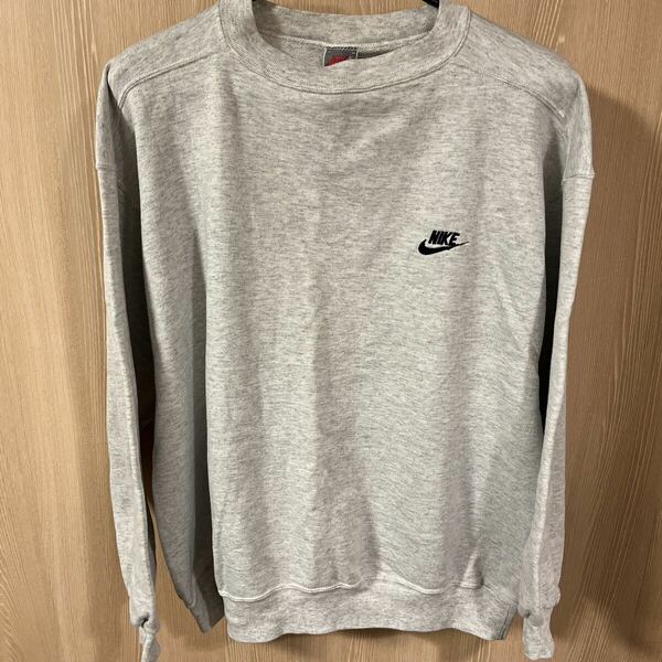 ◆希少◆USA製　90s NIKE 銀タグ刺繍タグ　スウェット トレーナー サイズM