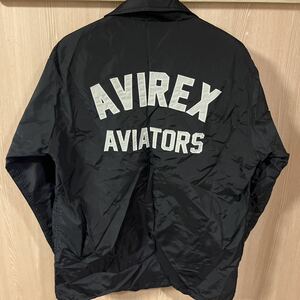 AVIREX コーチジャケット　ブラック　サイズL