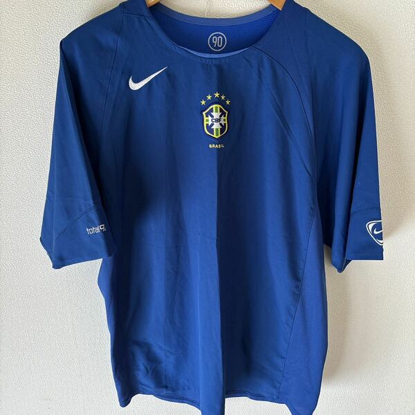 ◆オススメ◆NIKE社製　希少TOTAL90 ブラジル代表トレーニングシャツ　サイズL