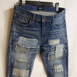 【2021モデル glamb アンプラグドスキニーデニム M】GB0221-P09 Unplugged skinnydenim ダメージ グランジ