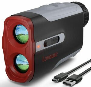 2C11a1O Lovouse Golf range finder Laser distance measuring instrument height low difference correction contest correspondence 7 magnification optics seeing at distance 700Yd correspondence blurring correction black 