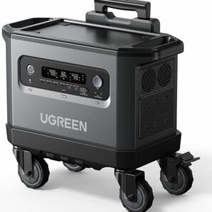 UGREEN ポータブル電源 2000W/2048Wh大容量 最大3000W出力 拡張バッテリー対応 10年以上寿命の画像1