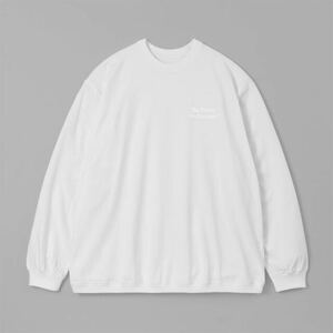 ennoy エンノイ Long sleeve hem rib tee 長袖Tシャツ ロンT Lサイズ WHITE 白