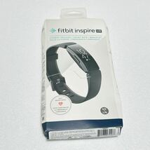 【新品　未使用】Fitbit INSPIRE HR BLACK フィットビット Black スマートウォッチ ブラック KO_画像1