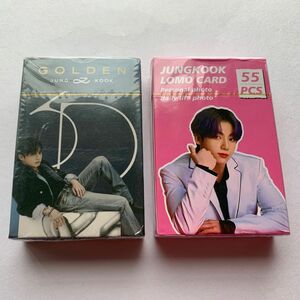 BTS GOLDEN＆JUNGKOOK 55pcs ロモカード　2種セット　グク　ジョングク　JK bts 防弾少年団