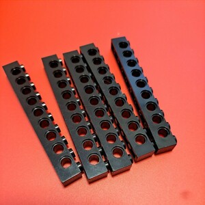 LEGO テクニック ブロック 1 x 10 ピン穴9 黒 5個 #2730