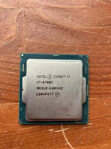 CPU　i7-6700K　4.0GHz