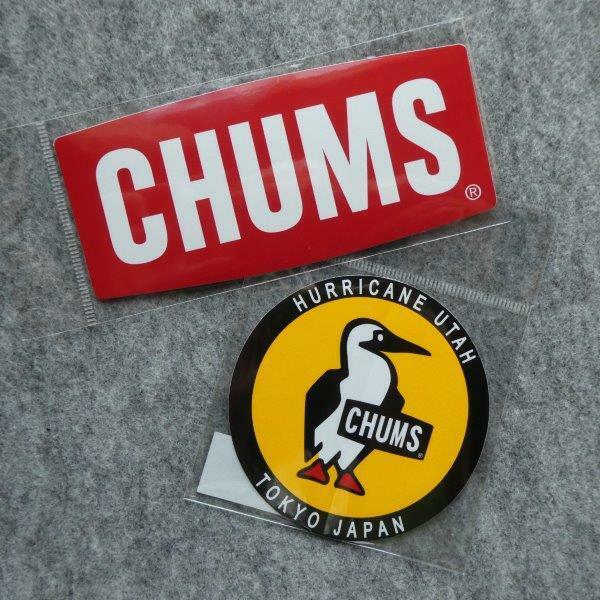 CHUMS ステッカー 2枚セット CH62-1072 CH62-0156 新品 防水素材