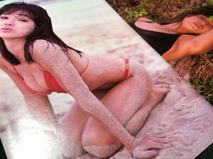  Kaai Kazumi * scraps * idol woman super gravure bikini swimsuit Showa Retro * treasure 