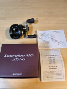 SHIMANO シマノ ベイトリール 右 24スコーピオンMD200HG ビッグベイト