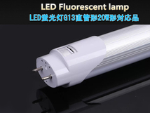 新品25本1セット高輝度LED60チップ/直管型LED蛍光灯G13/20W形58cm対応品/1250LM昼白色5000k/180°発光グロー式工事不要/ 1年保証_画像3