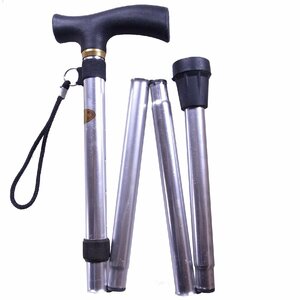  folding cane light weight walk stick height adjustment possible 4 -step adjustment mobile possible 