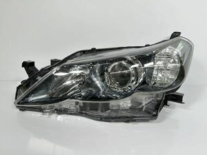 極美品/破損キズなし 130系 マークX GRX130 GRX135 前期 Sパッケージ 純正 左ヘッドライト LH HID ブルー 81185-22B50 22-348 オ 管理23483