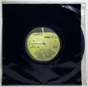 【南米チリ7】GEORGE HARRISON / GIVE ME LOVE / MISS O'DELL / 1973 チリ盤 7インチレコード EP 45 ジョージハリスン BEATLES 試聴済 H