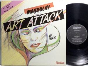 【仏12】 ART ATTACK / MANDOLAY / 1984 フランス盤 PWL 12インチシングルレコード DISCO ディスコ EUROBEAT 名曲 試聴済