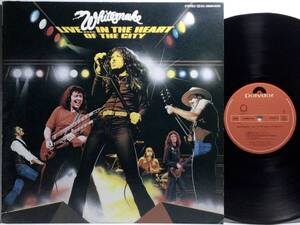 【日LP】 WHITESNAKE ホワイトスネイク LIVE IN THE HEART OF THE CITY 1980 国内盤 日本盤 LPレコード 28MM 0005 試聴済 