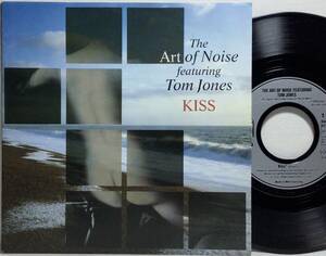 【西独7】 THE ART OF NOISE feat. TOM JONES / KISS (PRINCE プリンス カバー) / 1988 西ドイツ盤 7インチレコード EP 45 試聴済