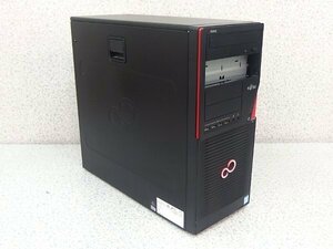 #* [ present condition goods ] FUJITSU workstation CELSIUS W550/Xeon E3-1280 v5/HDD less / memory 4GB/DVD multi /OS less / cover lack electrification verification 