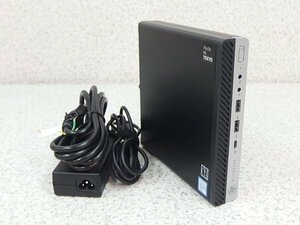 ■※f【省スペースパソコン!】 HP デスクトップ EliteDesk 800 G4 DM 35W Corei5-8500T/メモリ8GB/HDD500GB/Win11 動作確認