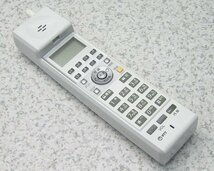 ■2台入荷 NTT αA1シリーズ 24ボタン カールコードレス電話機 A1-(24)CCLSTEL-(1)(W) 2018年製 少々焼け有り 動作良好！_画像7