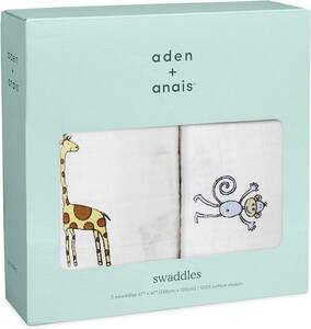 aden + anais(エイデンアンドアネイ) おくるみ ガーゼ ベビー 日本正規品 aden + anais おくるみ 2枚