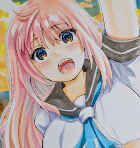 Art hand Auction 手绘插画/原创★Sailor A4 Copic 纸, 漫画, 动漫周边, 手绘插图