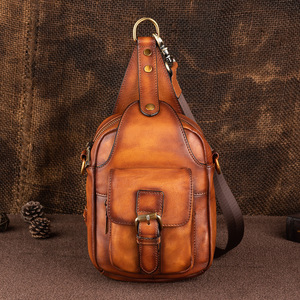  powerful recommendation * beautiful goods left right shoulder .. change original leather men's body bag cow leather leather one shoulder bag stylish bicycle bag 