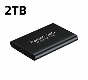 （新品）SSD モバイルソリッドステートドライブ ミニポータブル 2TB 外付け