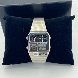 極美品　FIGURE ANA-DIGI TEMP デジタルウォッチ 腕時計 アナデジテンプ