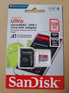 SANDISK microSDXC UHS-I 128Gb マイクロSD カード microSDカード128GB サンディスク