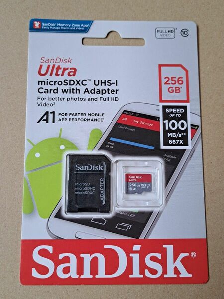 microSDXC UHS-I 256GB microSDカード SANDISK サンディスク マイクロSD 256GB 