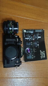 Canon　キャノン　A-1 説明書付き