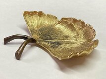 マイケル・アラム Michael Aram GOLDEN GINKGO COLLECTION イチョウ　小物入れ　キャッチオール_画像5