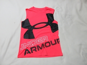 R-59* Under Armor *1361822! red series /UA Tech Exploded Logo Sleeveless sleeveless shirt (YXL)*