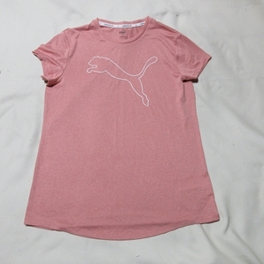 R-68★puma(プーマ)588995♪ピンク系/半袖Tシャツ(XL)★の画像1