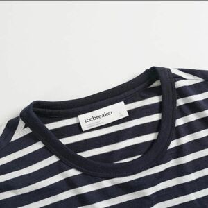 【毎日値下げ】icebreaker ボーダーTシャツ　GRANARY SS POCKET TEE STRIPE アイスブレーカー