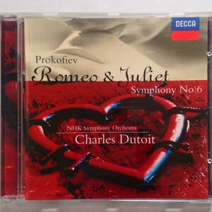 デュトワ / N響　プロコフィエフ：ロメオとジュリエット（抜粋）、交響曲第6番　デッカ　輸入盤　PMDC刻印あり