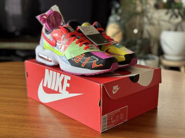 【未使用】NIKE×ATMOS/ナイキ×アトモス AIR MAX2 LIGHT QS/エア マックス2 ライト クイックストライク BV7406-001　US9 27.0cm