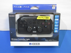 PS4■HORI ワイヤレスコントローラー ライト クリアブラック ホリ