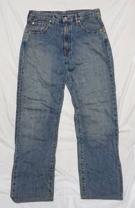 ☆送料無料☆ Levi's 502 W34 L34 ビッグE ジップフライ USED　J22　日本製