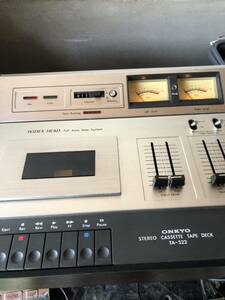 ONKYO/TA-522 type stereo cassette tape deck 