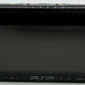 y1454TT ジャンク ゲーム機 ソニー SONY PSP本体 PSP-3000 バッテリー膨張有り ACアダプター 電源コード付き ピアノブラック 動作未確認の画像1